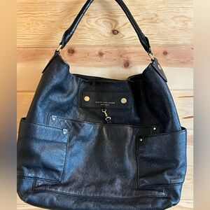 Marc by Marc Jacobs Black Leather Large Tote Bag
